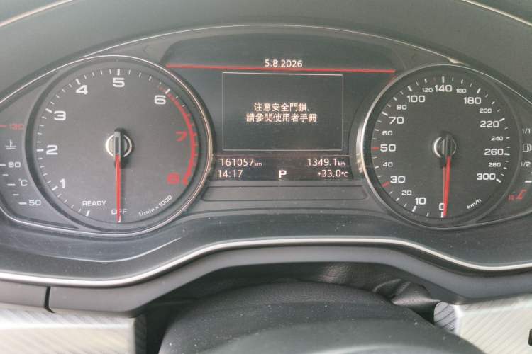 Used Audi A4L 2017 Plus 40 TFSI Fashion Model Odometer Close Up