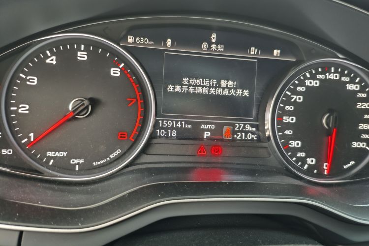 Used Audi A4L 2017 40 TFSI Style Edition Odometer Close Up