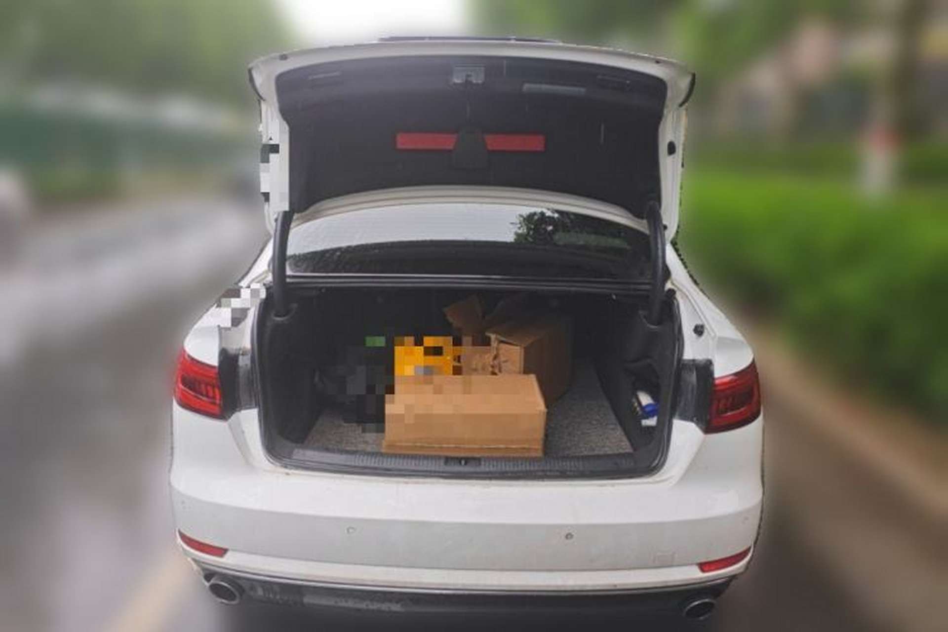 Used Audi A4L 2017 40 TFSI Style Edition Trunk