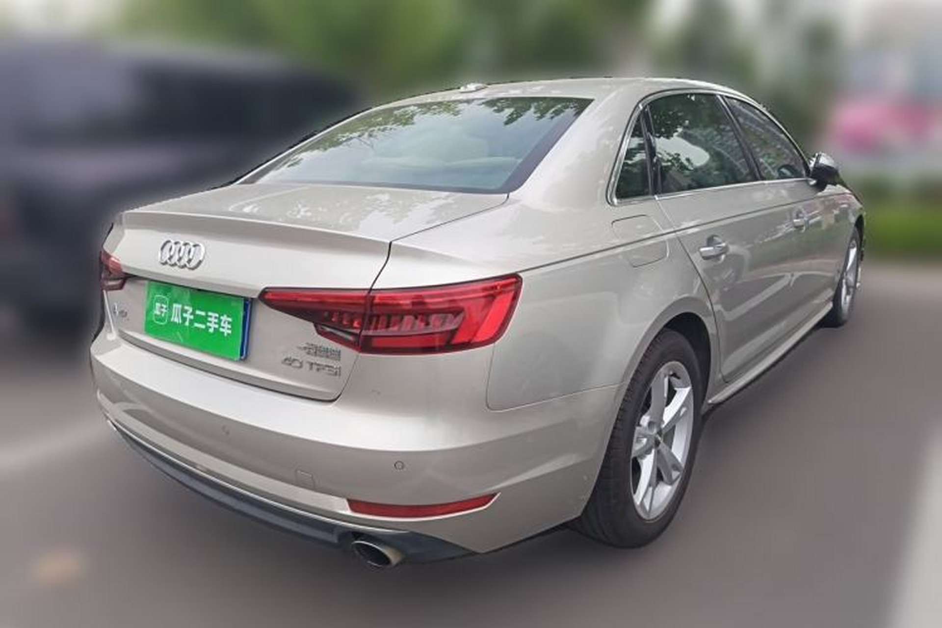 Used Audi A4L 2017 40 TFSI Fashion Model Rear Right 45 Deg