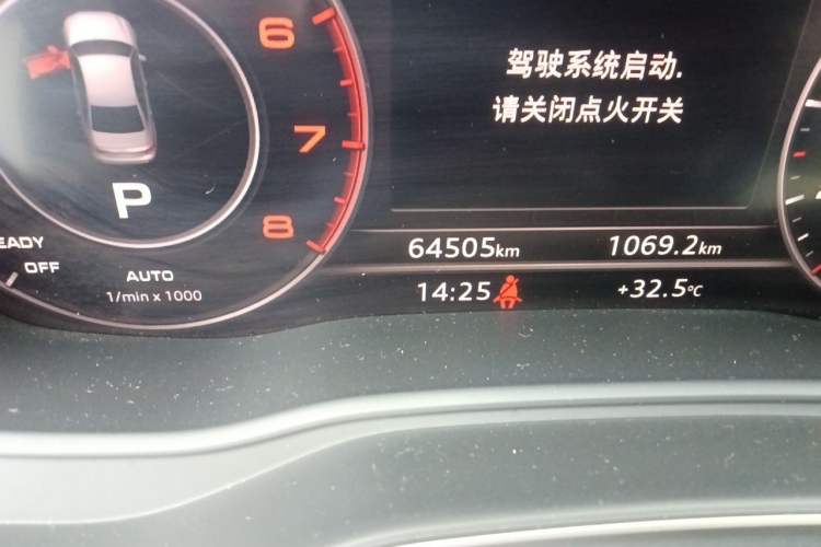 Used Audi A4L 2018 30th Anniversary Edition 40 TFSI Fashion Model Odometer Close Up