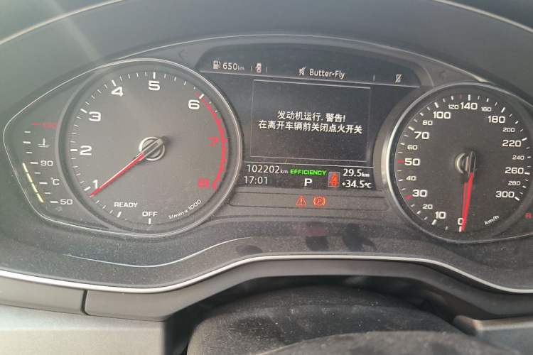 Used Audi A4L 2018 30th Anniversary Edition 40 TFSI Trendy Model Odometer Close Up