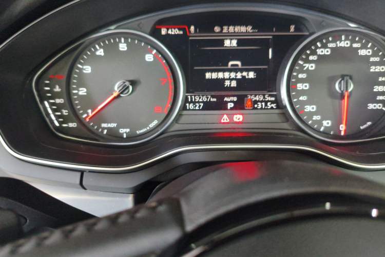 Used Audi A4L 2018 30th Anniversary Edition 45 TFSI quattro Individual Sport Edition Odometer Close Up