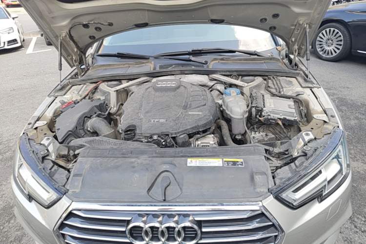Used Audi A4L 2018 30th Anniversary Edition 40 TFSI Trendy Model Engine Bay