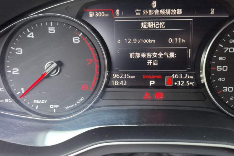 Used Audi A4L 2018 30th Anniversary Edition 40 TFSI Trendy Model Odometer Close Up