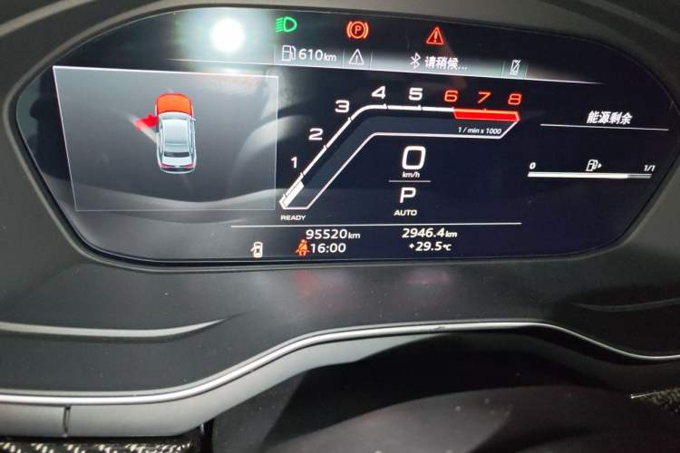 Used Audi A4L 2018 30th Anniversary Edition 40 TFSI Trendy Model Odometer Close Up