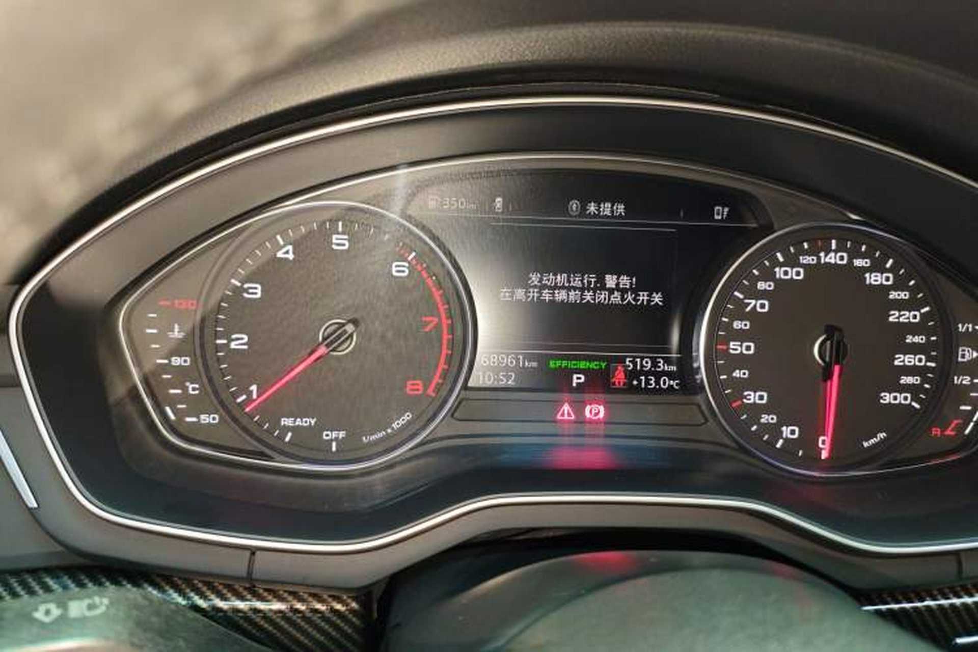 Used Audi A4L 2018 30th Anniversary Edition 40 TFSI Trendy Model Odometer Close Up