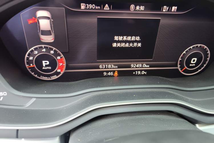 Used Audi A4L 2018 30th Anniversary Edition 40 TFSI Sport Edition Odometer Close Up