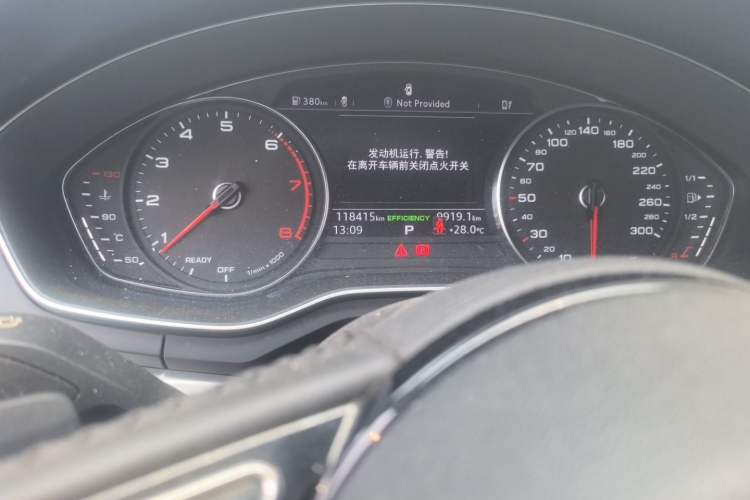 Used Audi A4L 2018 30th Anniversary Edition 45 TFSI quattro Individual Sport Edition Odometer Close Up