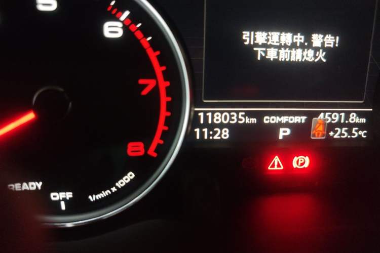 Used Audi A4L 2018 30th Anniversary Edition 40 TFSI Trendy Model Odometer Close Up