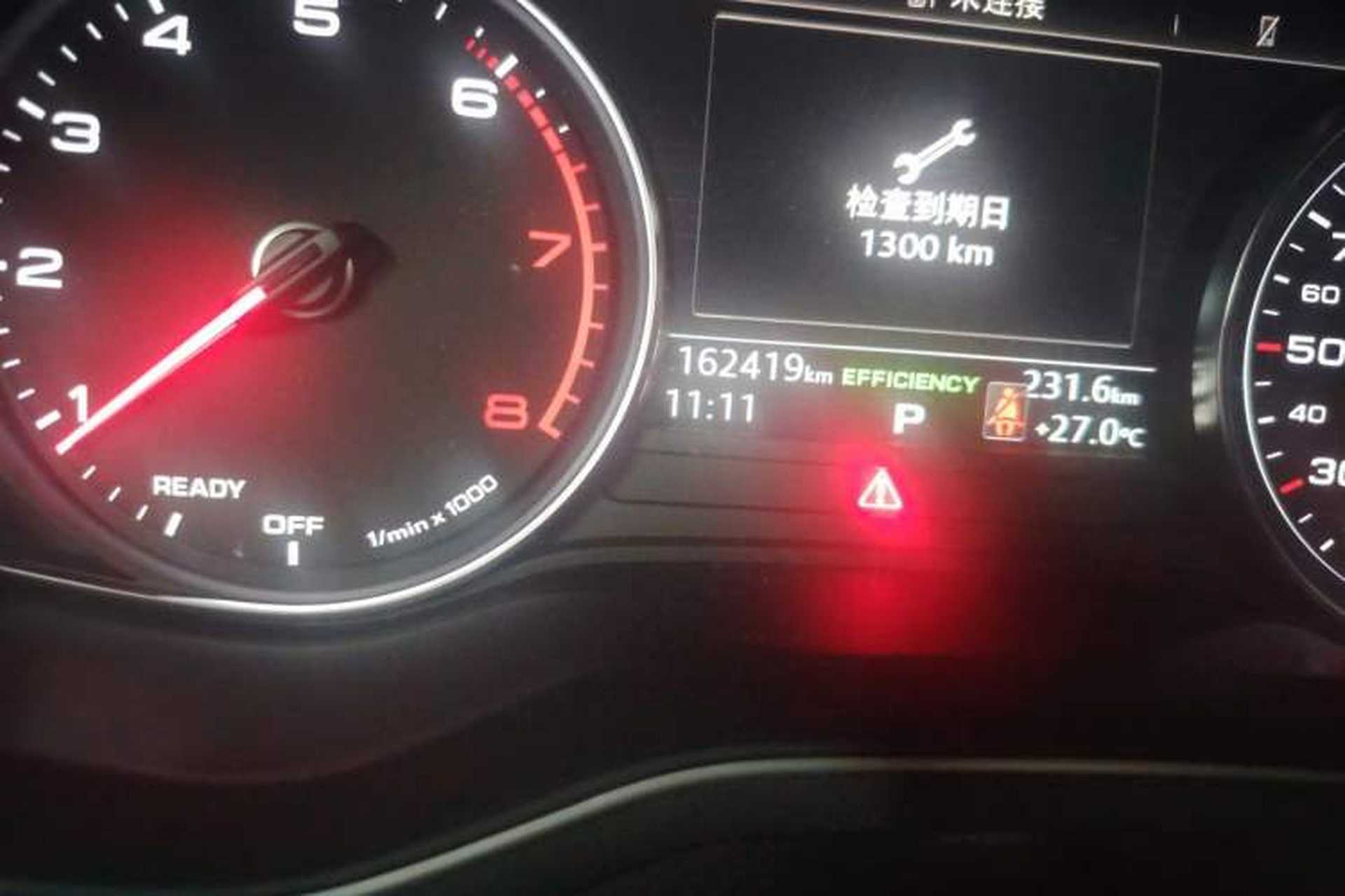 Used Audi A4L 2018 30th Anniversary Edition 40 TFSI Trendy Model Odometer Close Up