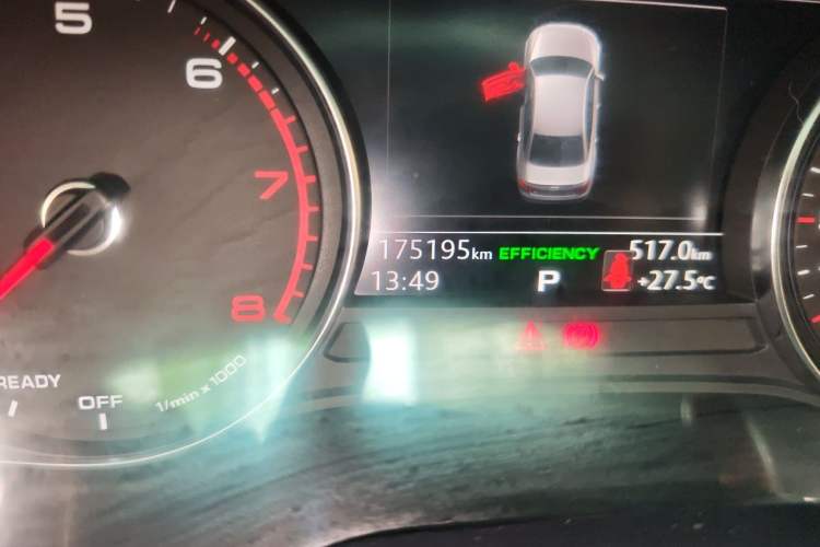 Used Audi A4L 2018 30th Anniversary Edition 45 TFSI quattro Individual Sport Edition Odometer Close Up