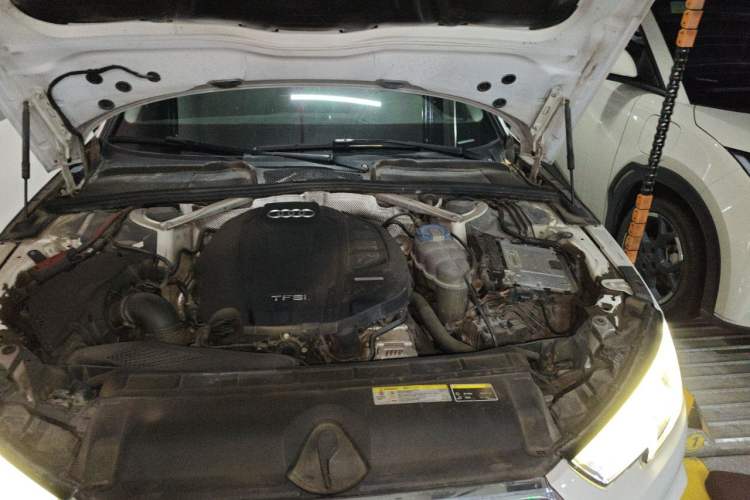 Used Audi A4L 2018 30th Anniversary Edition 40 TFSI Fashion Model Engine Bay Left