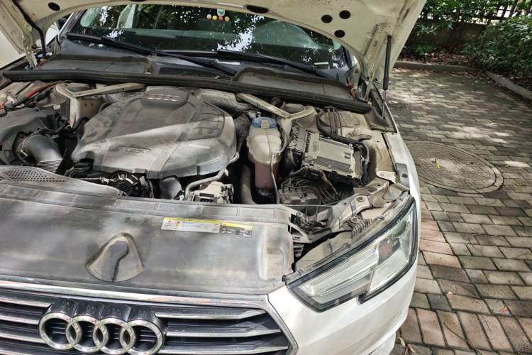 Used Audi A4L 2018 30th Anniversary Edition 40 TFSI Trendy Model Engine Bay Left