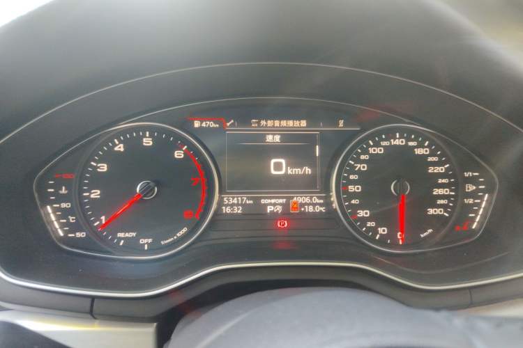 Used Audi A4L 2018 30th Anniversary Edition 45 TFSI quattro Individual Sport Edition Instrument Cluster