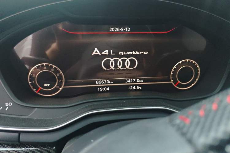 Used Audi A4L 2018 30th Anniversary Edition 45 TFSI quattro Sport model Instrument Cluster