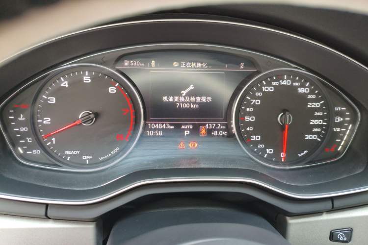 Used Audi A4L 2018 30th Anniversary Edition 40 TFSI Trendy Model Odometer Close Up