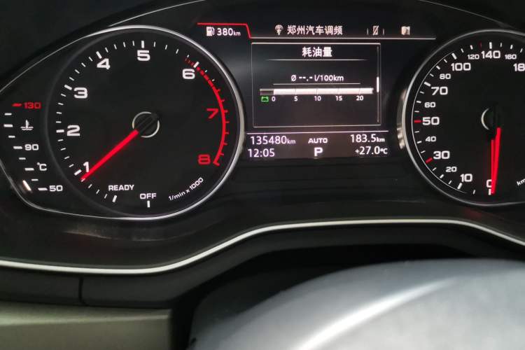 Used Audi A4L 2018 30th Anniversary Edition 40 TFSI Trendy Model Odometer Close Up