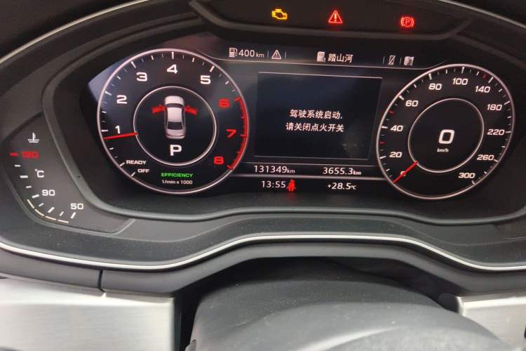 Used Audi A4L 2018 30th Anniversary Edition 40 TFSI Fashion Model Odometer Close Up