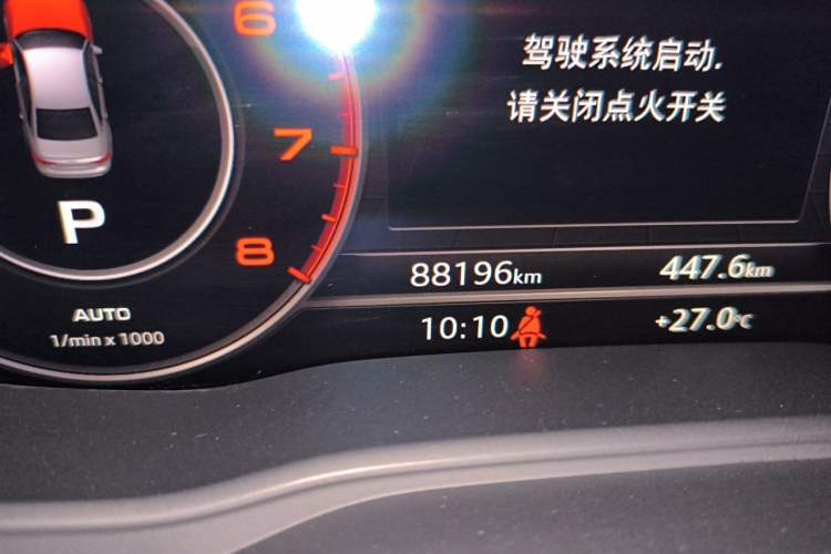 Used Audi A4L 2018 30th Anniversary Edition 40 TFSI Sport Edition Odometer Close Up