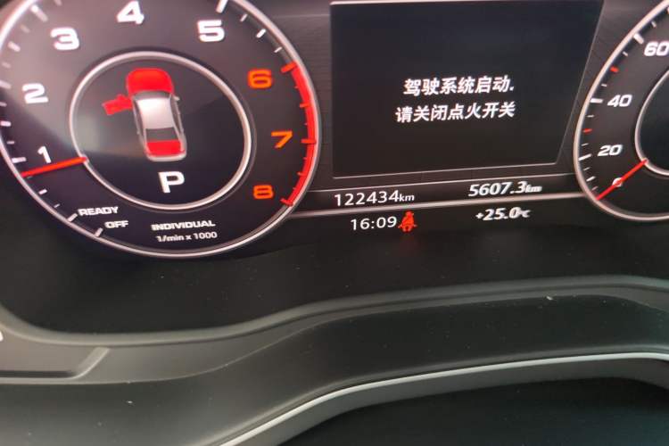 Used Audi A4L 2018 30th Anniversary Edition 40 TFSI Fashion Model Odometer Close Up