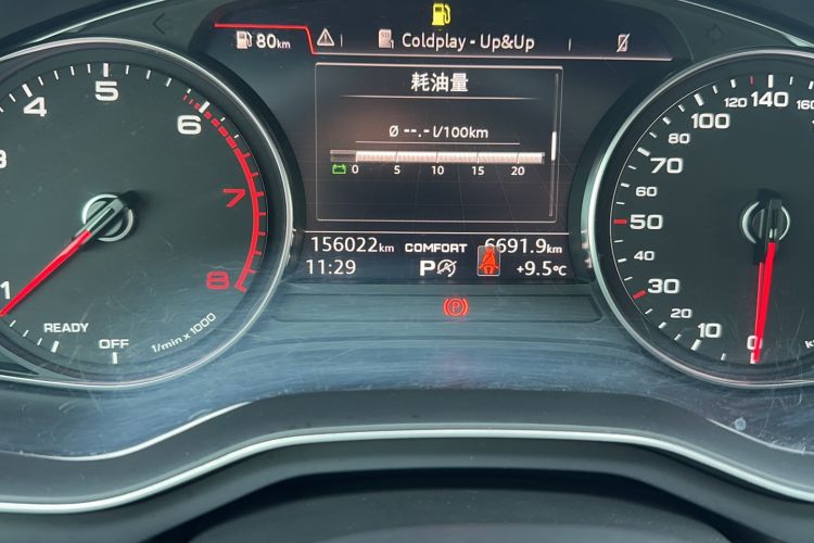 Used Audi A4L 2018 30th Anniversary Edition 45 TFSI quattro Individual Sport Edition Odometer Close Up