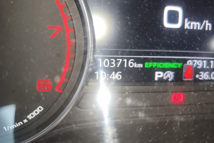 Used Audi A4L 2018 30th Anniversary Edition 45 TFSI quattro Individual Sport Edition Odometer Close Up