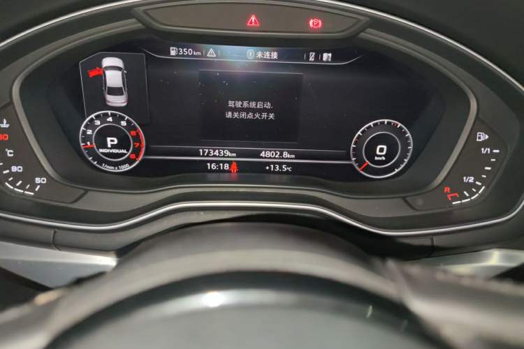 Used Audi A4L 2018 30th Anniversary Edition 40 TFSI Fashion Model Odometer Close Up