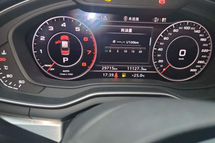 Used Audi A4L 2018 30th Anniversary Edition 40 TFSI Fashion Model Odometer Close Up