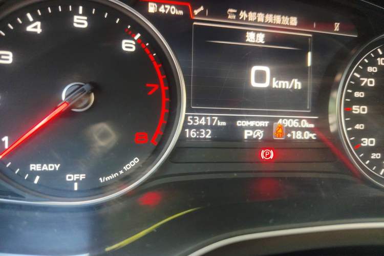 Used Audi A4L 2018 30th Anniversary Edition 45 TFSI quattro Individual Sport Edition Odometer Close Up