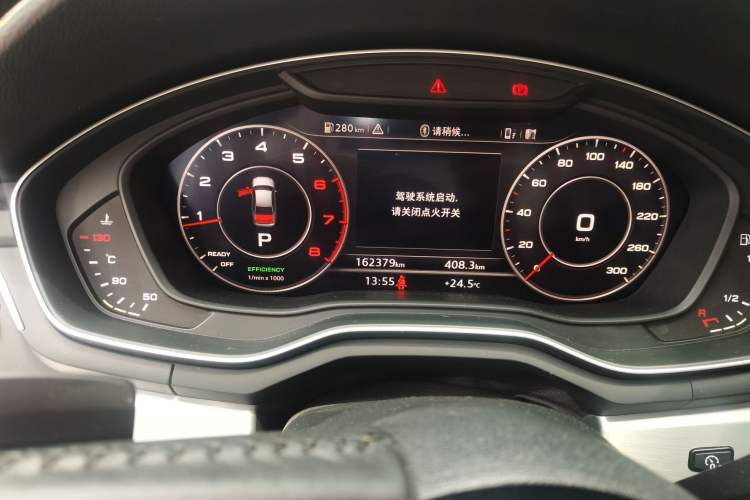 Used Audi A4L 2018 30th Anniversary Edition 40 TFSI Fashion Model Odometer Close Up