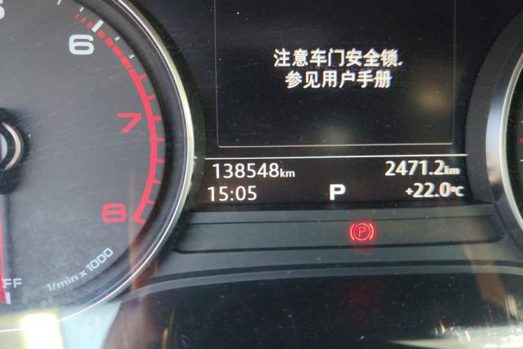 Used Audi A4L 2018 30th Anniversary Edition 30 TFSI Ambition Model Odometer Close Up