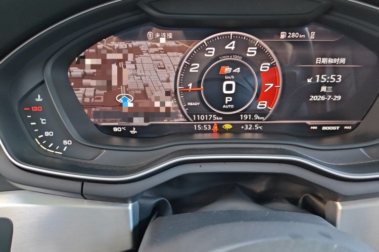 Used Audi A4L 2018 30th Anniversary Edition 40 TFSI Fashion Model Odometer Close Up