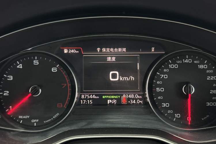 Used Audi A4L 2018 30th Anniversary Edition 40 TFSI Trendy Model Odometer Close Up