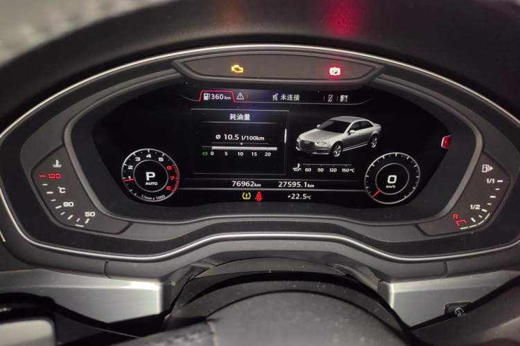 Used Audi A4L 2018 30th Anniversary Edition 40 TFSI Fashion Model Odometer Close Up