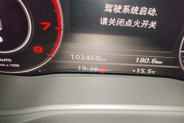 Used Audi A4L 2018 30th Anniversary Edition 40 TFSI Sport Edition Odometer Close Up