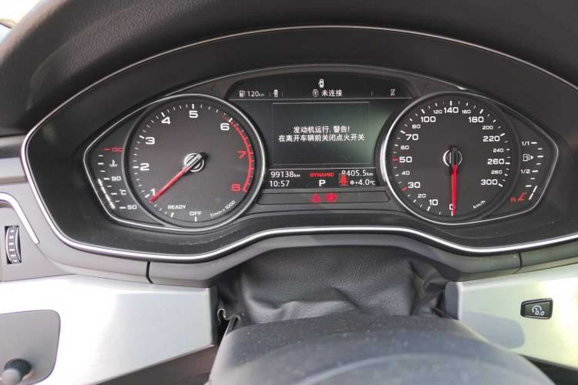 Used Audi A4L 2018 30th Anniversary Edition 45 TFSI quattro Individual Sport Edition Odometer Close Up