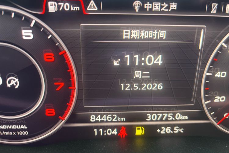 Used Audi A4L 2018 30th Anniversary Edition 40 TFSI Fashion Model Odometer Close Up