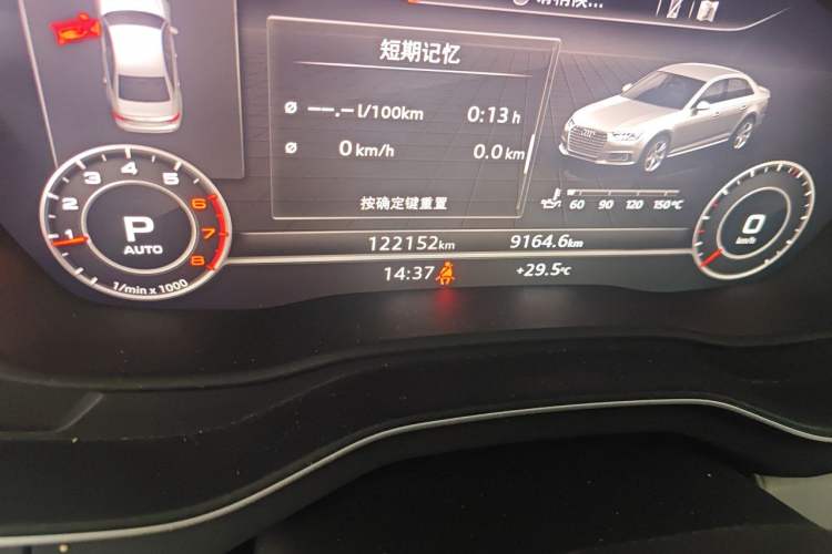 Used Audi A4L 2018 30th Anniversary Edition 40 TFSI Fashion Model Odometer Close Up