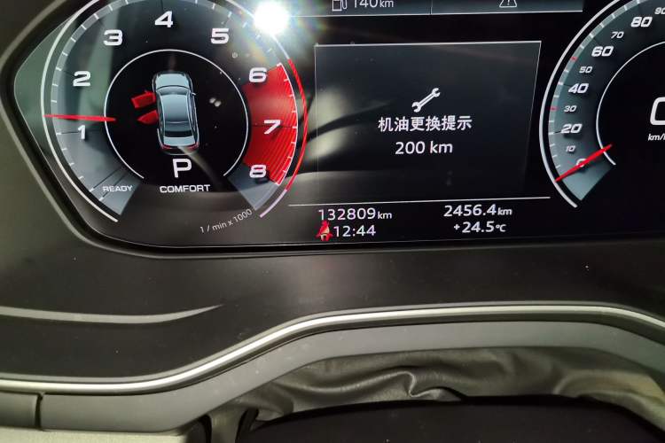 Used Audi A4L 2018 30th Anniversary Edition 40 TFSI Trendy Model Odometer Close Up