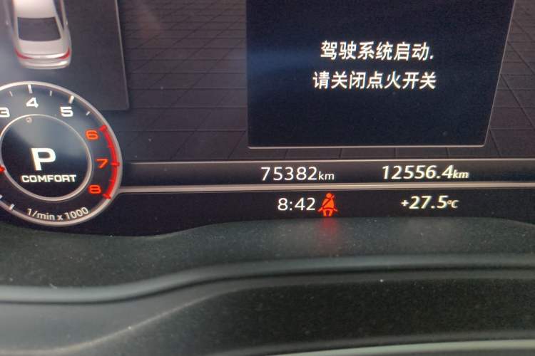 Used Audi A4L 2018 30th Anniversary Edition 40 TFSI Fashion Model Odometer Close Up
