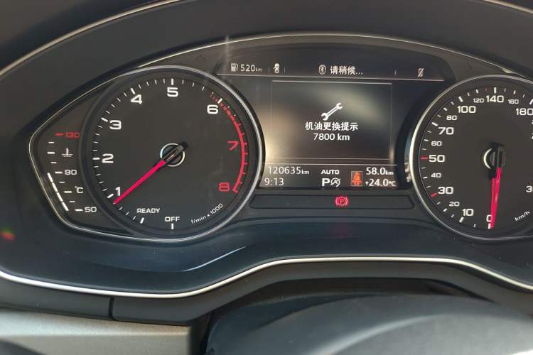 Used Audi A4L 2018 30th Anniversary Edition 40 TFSI Trendy Model Odometer Close Up