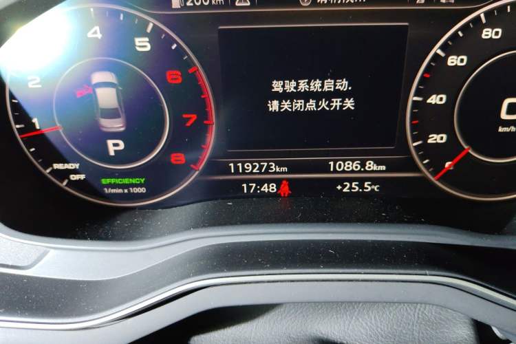 Used Audi A4L 2018 30th Anniversary Edition 40 TFSI Fashion Model Odometer Close Up
