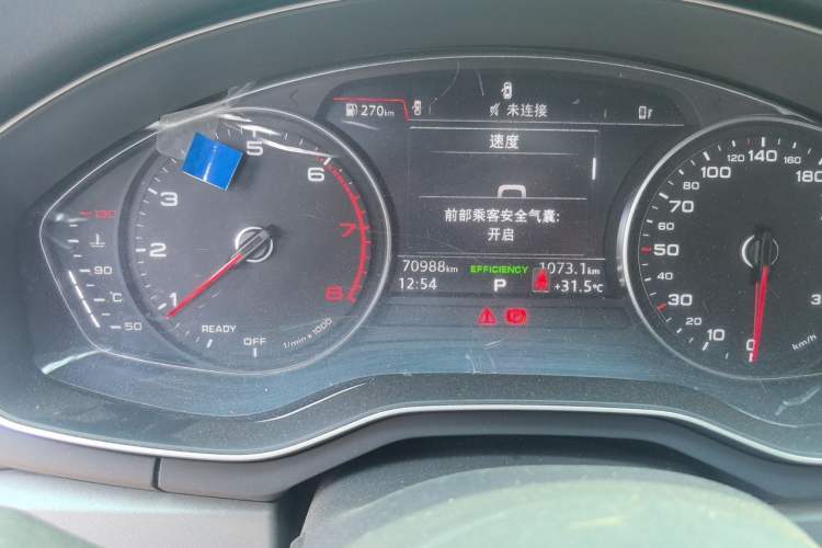Used Audi A4L 2018 30th Anniversary Edition 40 TFSI Trendy Model Odometer Close Up