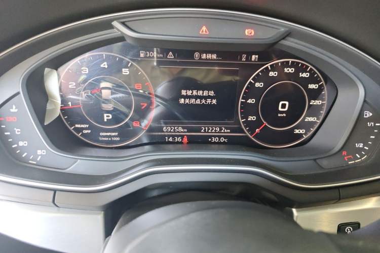 Used Audi A4L 2018 30th Anniversary Edition 40 TFSI Sport Edition Odometer Close Up