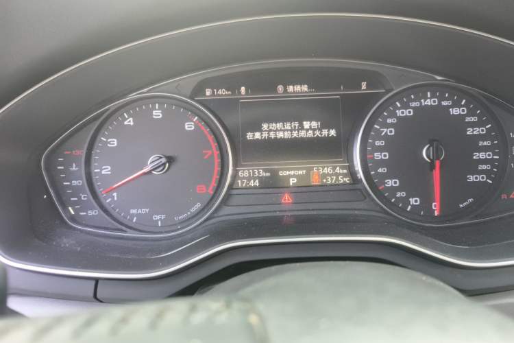 Used Audi A4L 2018 30th Anniversary Edition 40 TFSI Trendy Model Odometer Close Up
