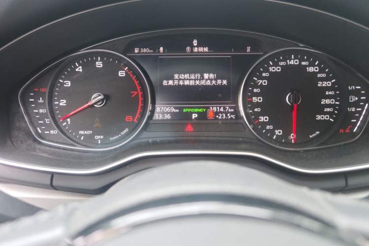 Used Audi A4L 2018 30th Anniversary Edition 40 TFSI Trendy Model Odometer Close Up