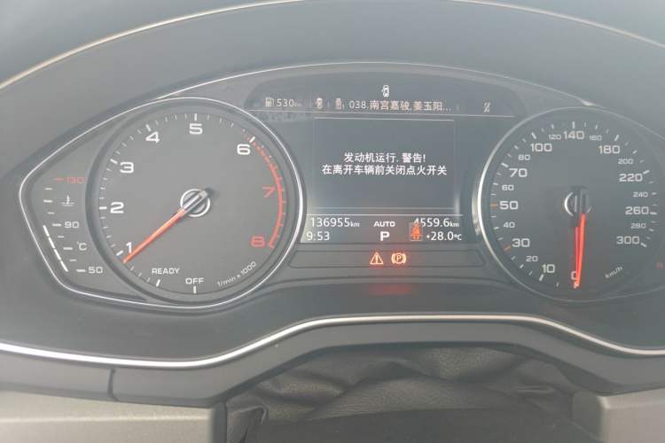 Used Audi A4L 2018 30th Anniversary Edition 40 TFSI Trendy Model Odometer Close Up