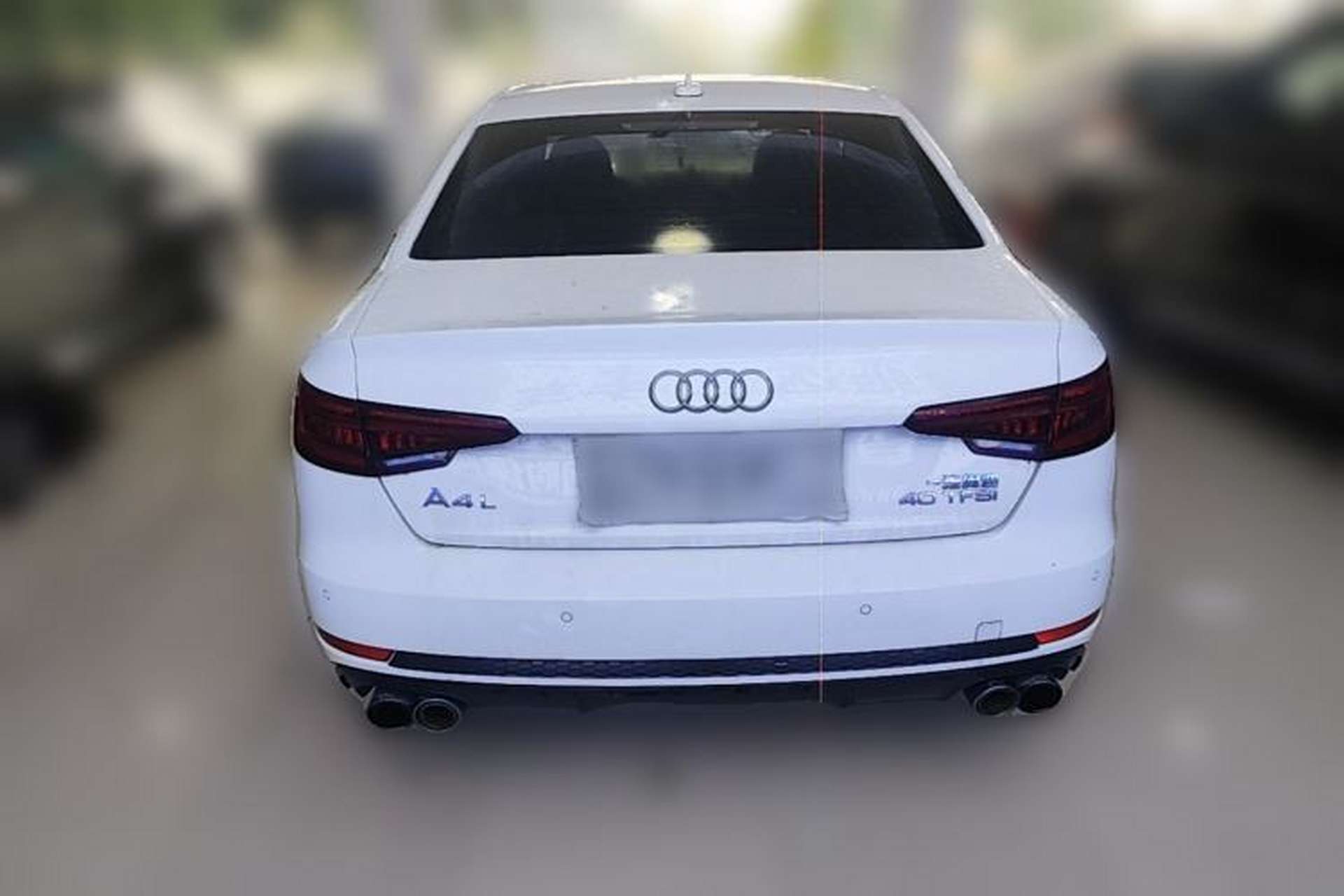 Used Audi A4L 2018 30th Anniversary Edition 40 TFSI Trendy Model Rear