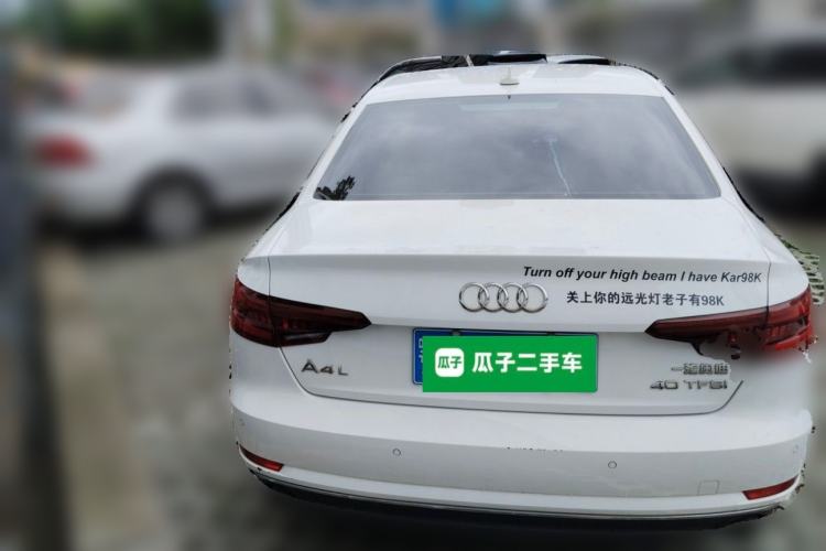 Used Audi A4L 2018 30th Anniversary Edition 40 TFSI Trendy Model Rear Left 45 Deg